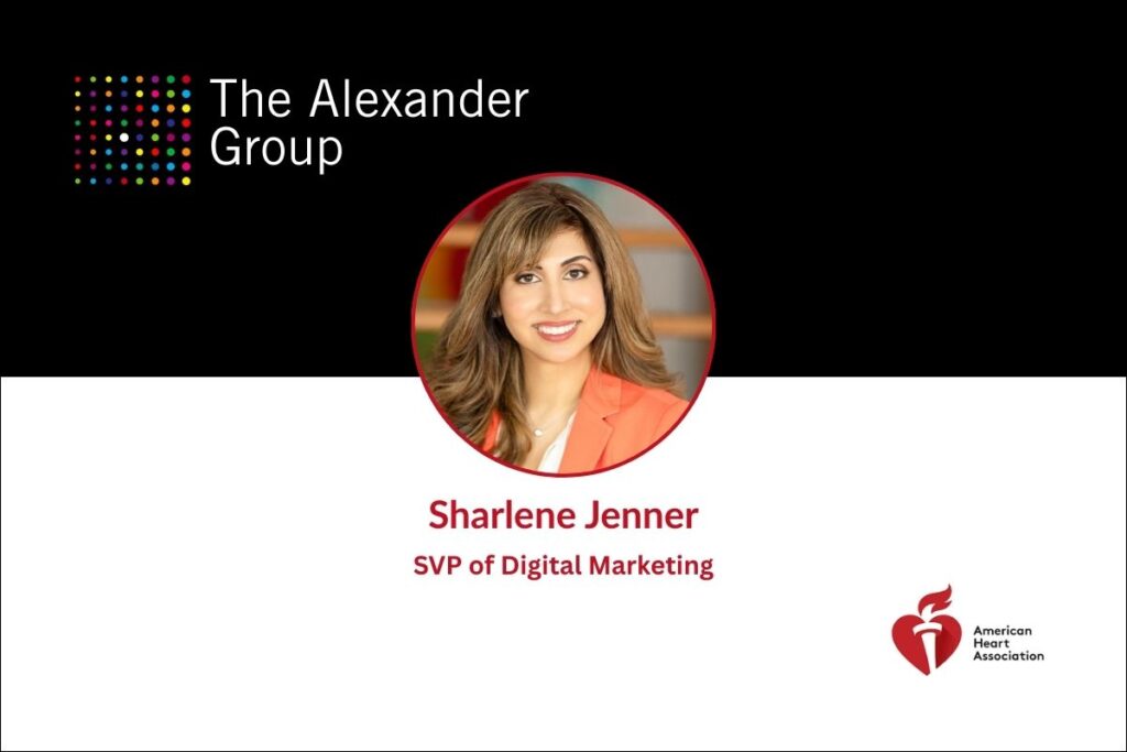 Headshot of Sharlene Jenner as SVP of Digital Marketing at The American Heart Association