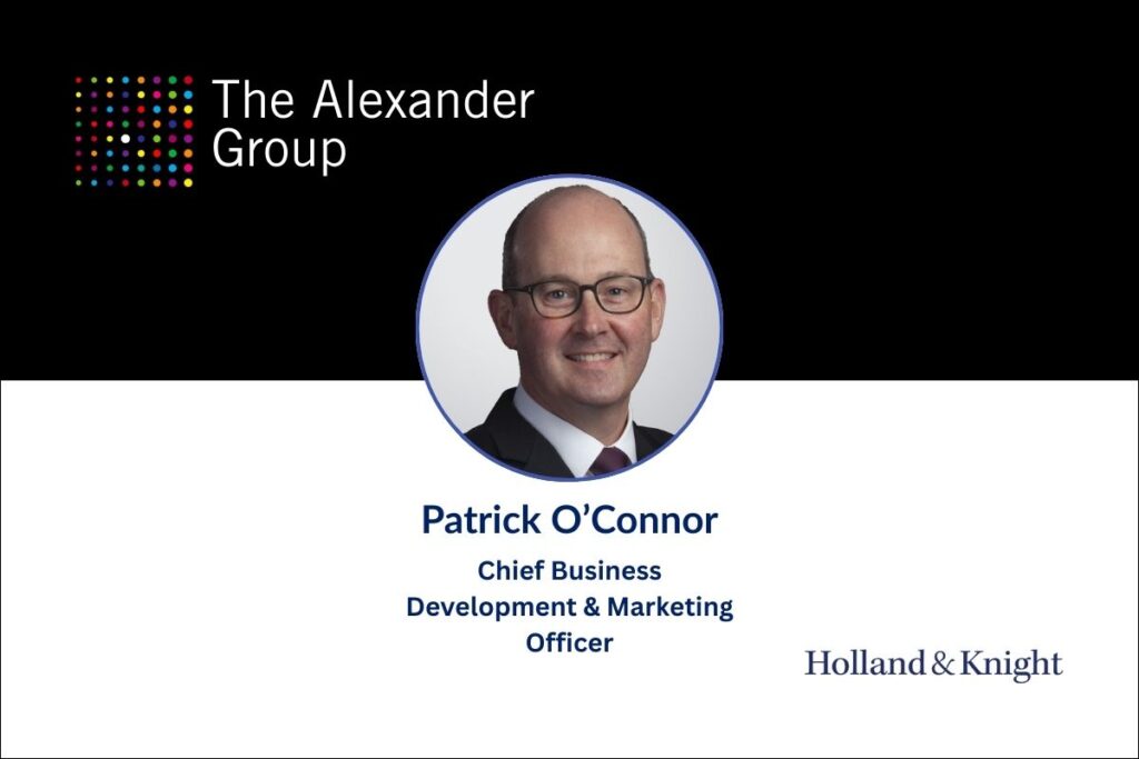 Headshot of Patrick O’Connor as Chief Business Development & Marketing Officer at Holland & Knight LLP
