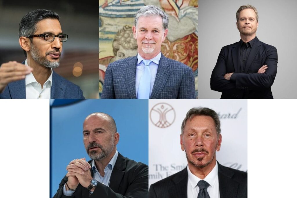 CEOs of 2025, each with a professional beard